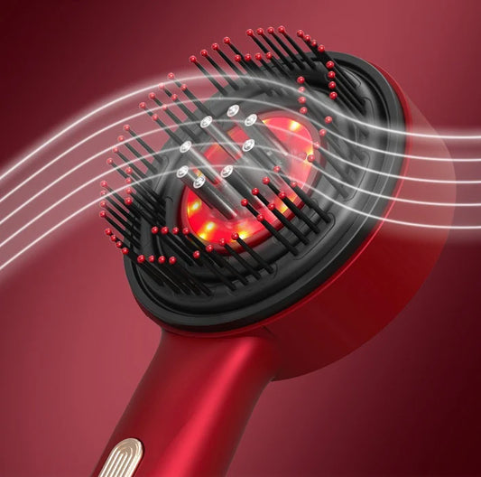 Red light hair care comb massage comb